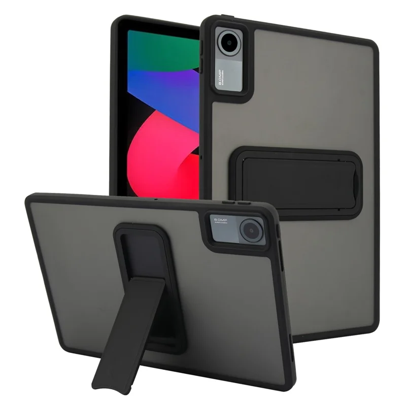 For Xiaomi Redmi Pad SE Case with Kickstand TPU + PC Skin-Touch Tablet Cover - Pink-Cellmalls