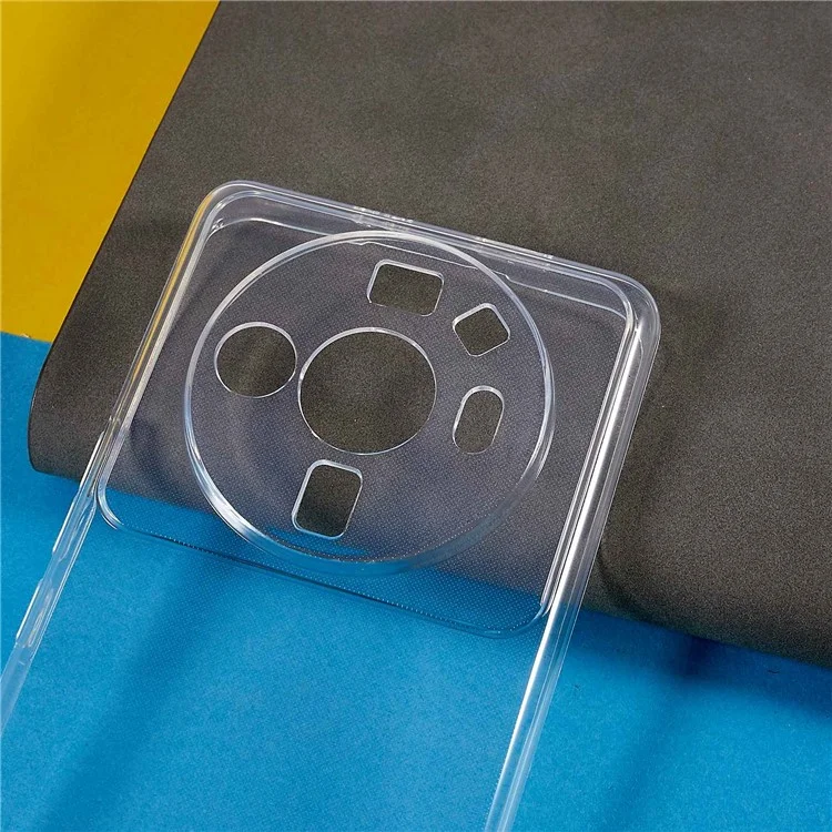 Back Case for Xiaomi 12S Ultra 5G, Anti-Yellowing Crystal Clear Soft TPU Fall Protection Slim Phone Cover-Cellmalls