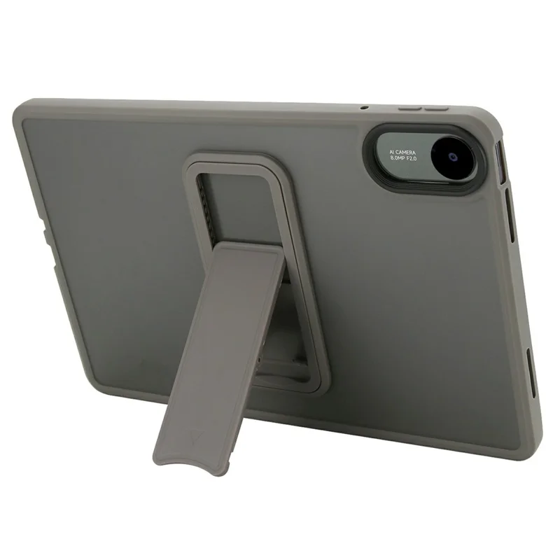 For Xiaomi Redmi Pad 2 / Pad SE 11 2025 Case with Kickstand TPU + PC Skin-Touch Tablet Cover - Grey-Cellmalls