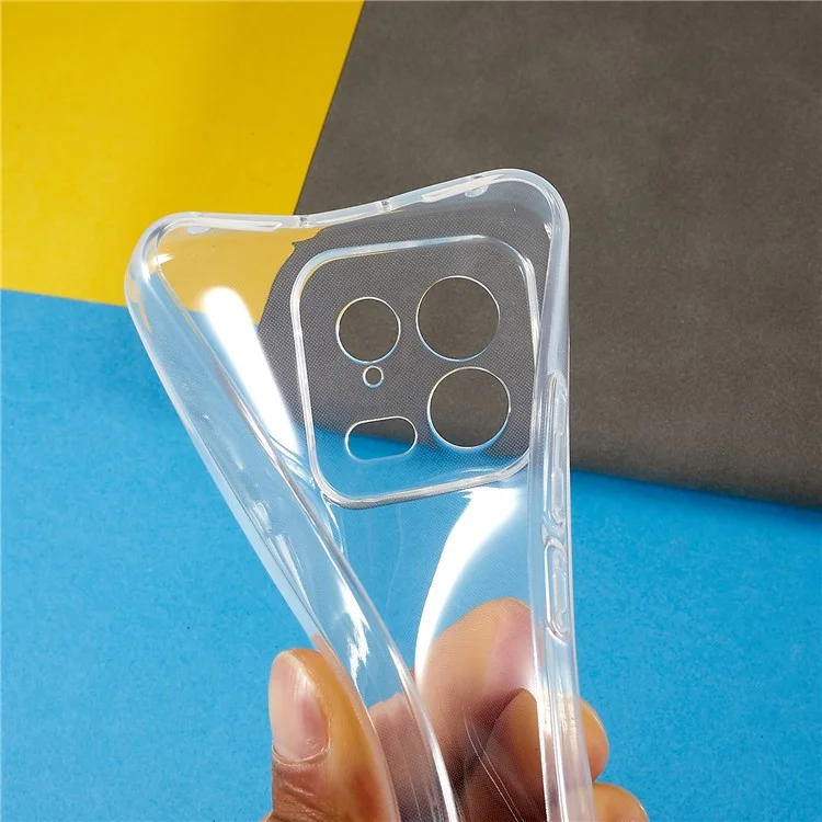 For Xiaomi 13 5G Protective Phone Cover, Soft Slim TPU Anti-Scratch Transparent Clear Phone Case-Cellmalls
