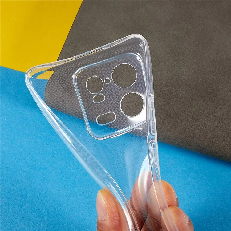Transparent Clear Protective Phone Cover for Xiaomi 13 Pro 5G Soft Slim TPU Anti-Scratch Phone Case-Cellmalls