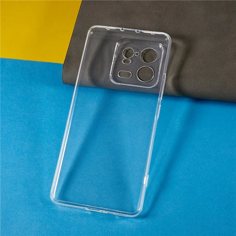 Transparent Clear Protective Phone Cover for Xiaomi 13 Pro 5G Soft Slim TPU Anti-Scratch Phone Case-Cellmalls