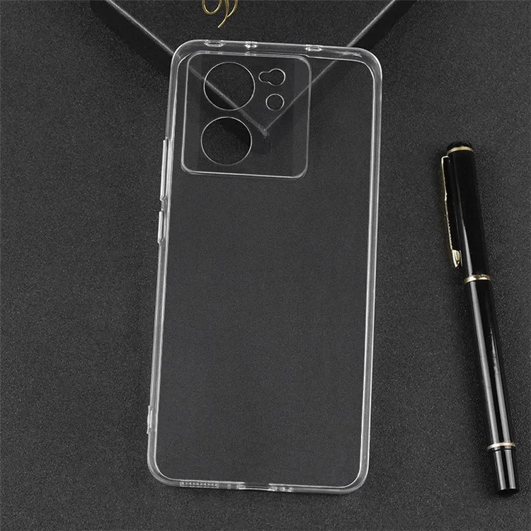For Xiaomi 13T / 13T Pro HD Clear Cell Phone Case Flexible TPU Cover with Precise Rear Lens Cutout-Cellmalls