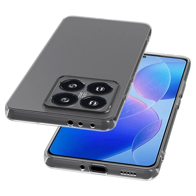 For Xiaomi 14T Clear Case Ultra Thin Soft TPU Phone Cover-Cellmalls