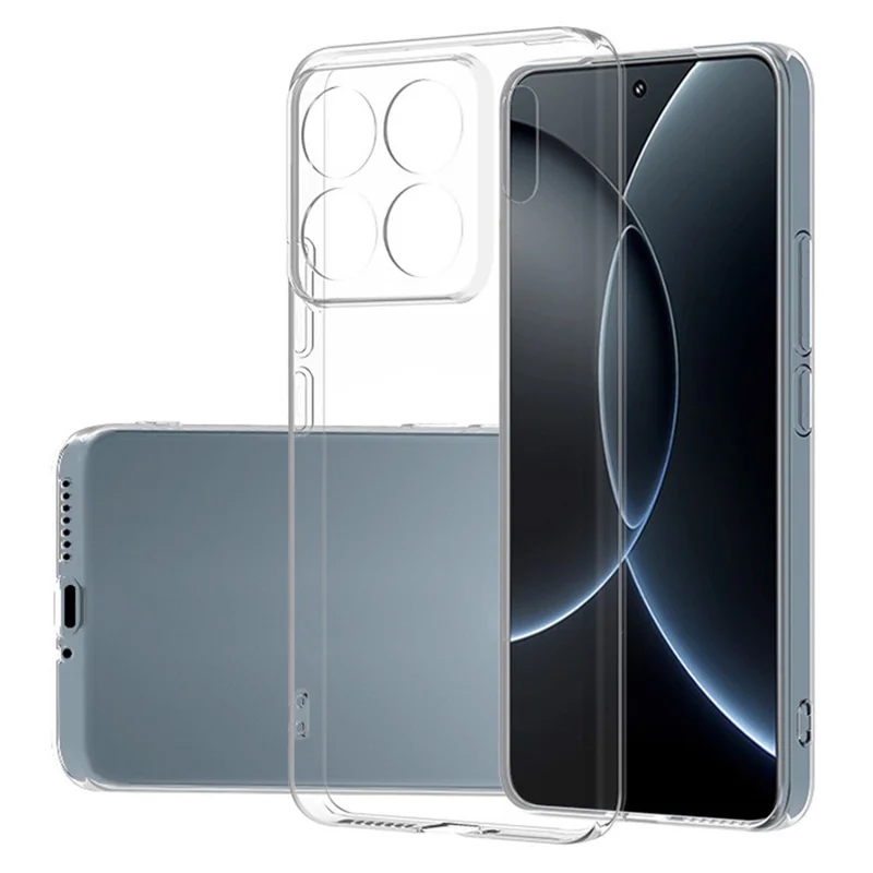 For Xiaomi 15S Pro Back Cover Ultra Thin Flexible TPU Clear Phone Case-Cellmalls