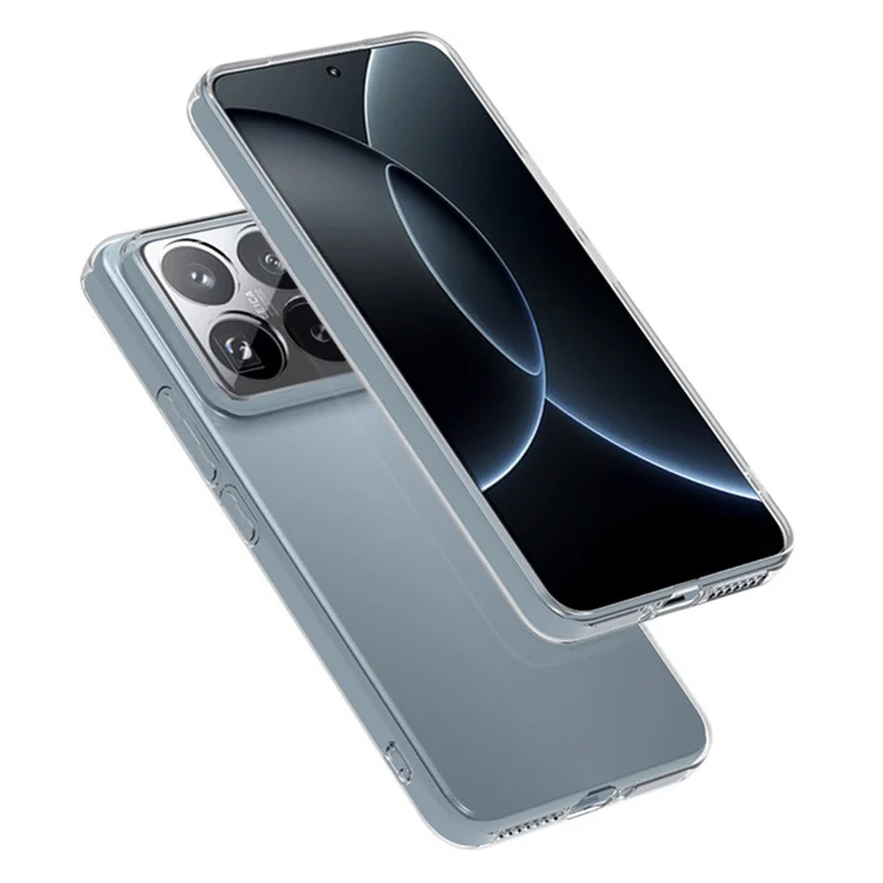 For Xiaomi 15S Pro Back Cover Ultra Thin Flexible TPU Clear Phone Case-Cellmalls