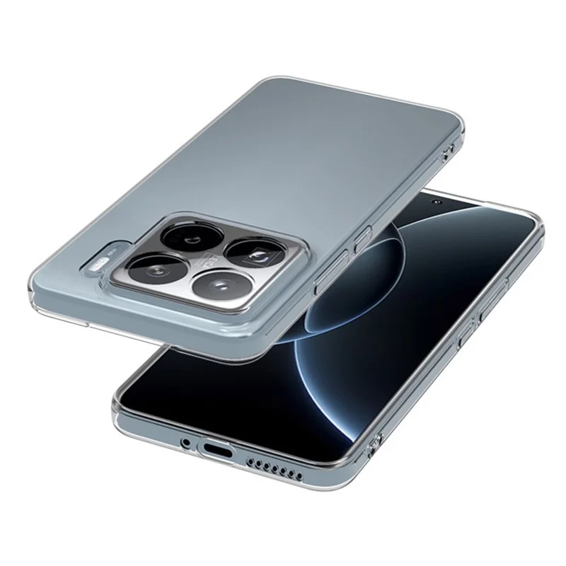 For Xiaomi 15S Pro Back Cover Ultra Thin Flexible TPU Clear Phone Case-Cellmalls