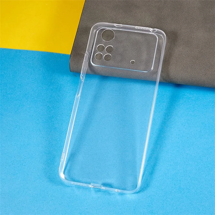 For Xiaomi Poco M4 Pro 4G Soft TPU Phone Case Ultra-Thin Transparent Protective Phone Cover-Cellmalls