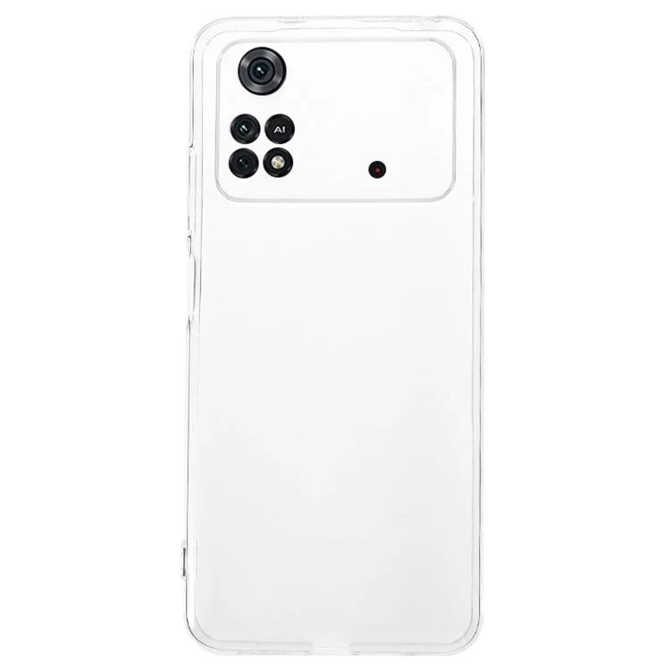 For Xiaomi Poco M4 Pro 4G Soft TPU Phone Case Ultra-Thin Transparent Protective Phone Cover-Cellmalls