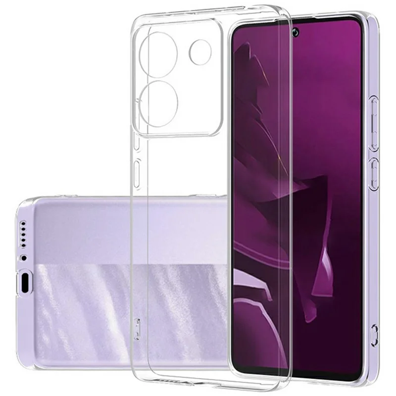 For Xiaomi Poco M7 Pro 5G Clear Phone Case Ultra-Thin Flexible TPU Back Cover-Cellmalls