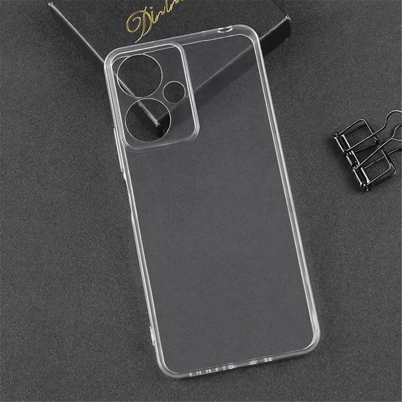 For Xiaomi Redmi 13C 5G / Poco M6 5G Phone Case Soft TPU Cover Precise Lens Cutout - Transparent-Cellmalls