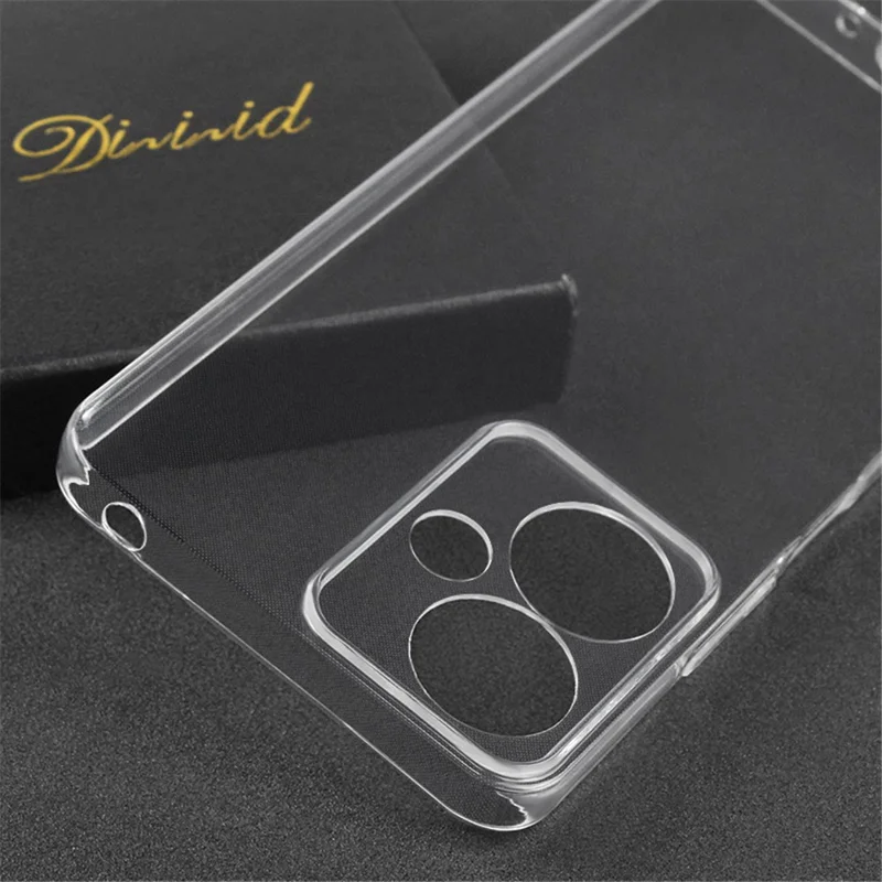 For Xiaomi Redmi 13C 5G / Poco M6 5G Phone Case Soft TPU Cover Precise Lens Cutout - Transparent-Cellmalls