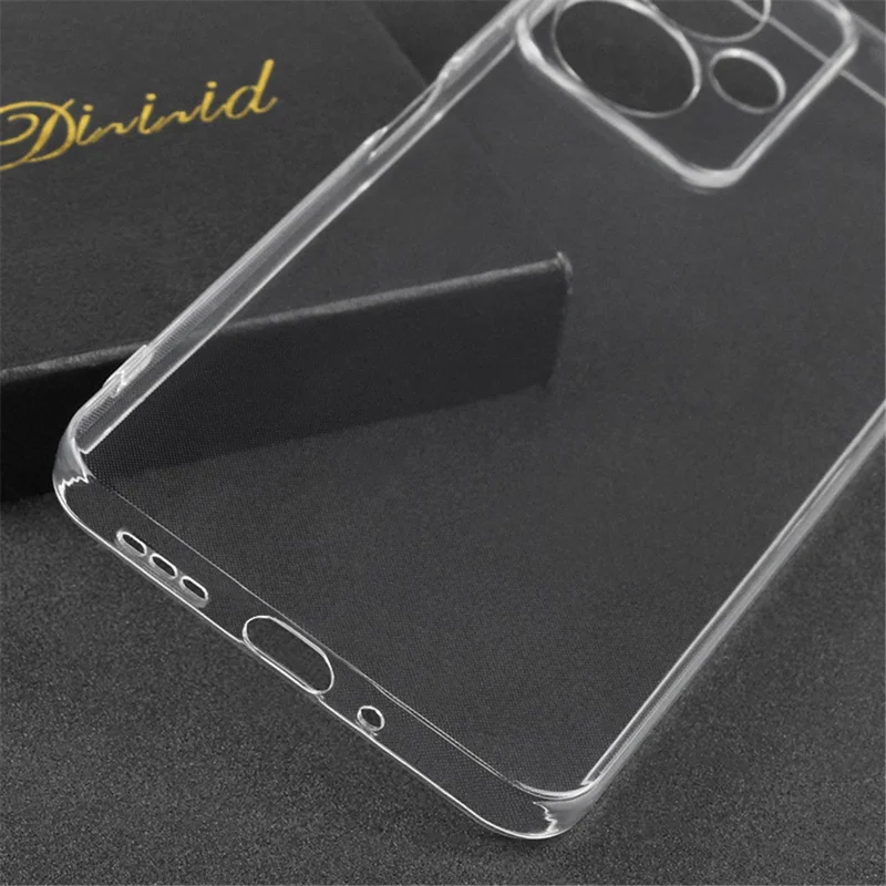 For Xiaomi Redmi 13C 5G / Poco M6 5G Phone Case Soft TPU Cover Precise Lens Cutout - Transparent-Cellmalls