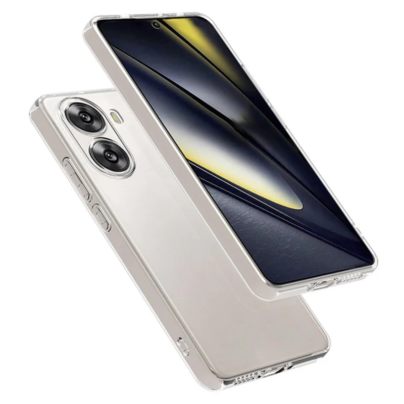 For Xiaomi Poco X7 Pro 5G Clear Phone Case Ultra-Thin Flexible TPU Back Cover-Cellmalls