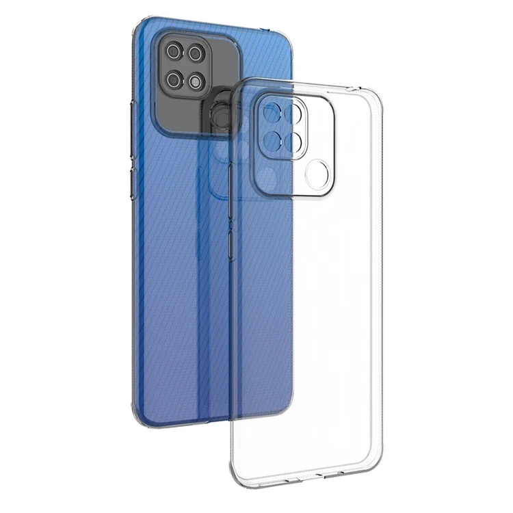 For Xiaomi Redmi 10C 4G Anti-Yellowing TPU Phone Case Bag Super Transparent Ultra Thin Protective Phone Cover-Cellmalls
