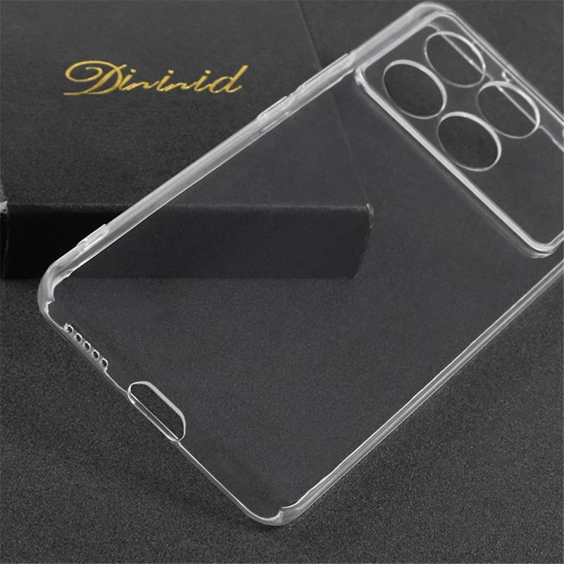 Flexible TPU Shell for Xiaomi Redmi K70E 5G / Poco X6 Pro 5G Case Transparent TPU Mobile Phone Cover-Cellmalls