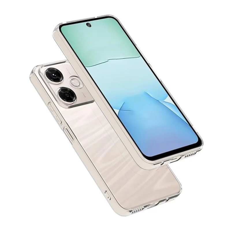 For Xiaomi Redmi 13x 4G Back Cover Ultra Thin Flexible TPU Clear Phone Case-Cellmalls