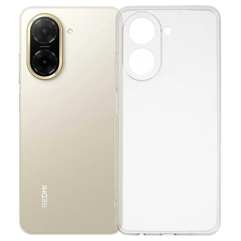 For Xiaomi Redmi A5 4G (171.7mm) / Poco C71 Back Cover Ultra Thin Flexible TPU Clear Phone Case-Cellmalls