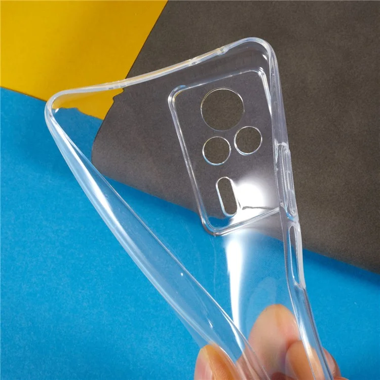 Shockproof Phone Shell Protector for Xiaomi Redmi K60E 5G, Phone Case Ultra Thin High Transparency Clear Flexible TPU Cover-Cellmalls