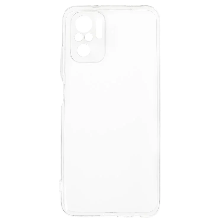 For Xiaomi Poco M5s 4G / Redmi Note 10 4G / Note 10S 4G Transparent Anti-Collision Phone Case Ultra Thin Clear Flexible TPU Cover-Cellmalls