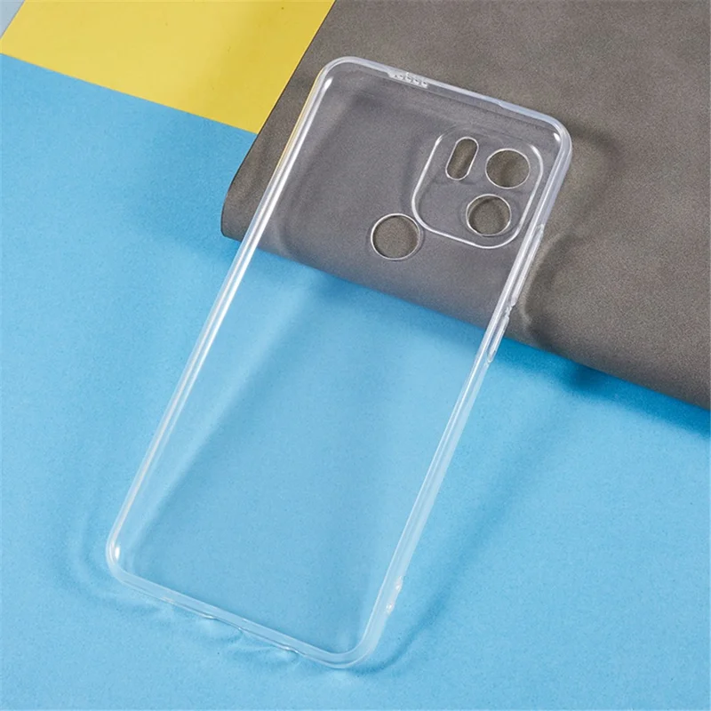 For Xiaomi Redmi A1+ 4G / A2+ 4G / C50 4G Transparent Soft TPU Phone Case Ultra-Thin Anti-Drop Back Cover-Cellmalls