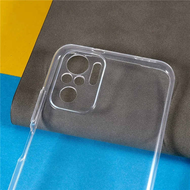 For Xiaomi Poco M5s 4G / Redmi Note 10 4G / Note 10S 4G Transparent Anti-Collision Phone Case Ultra Thin Clear Flexible TPU Cover-Cellmalls
