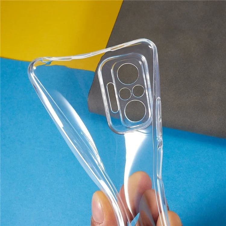 For Xiaomi Redmi Note 10 Pro Max 4G Anti-Scratch Phone Case Ultra Thin High Transparency Clear Soft TPU Cover-Cellmalls