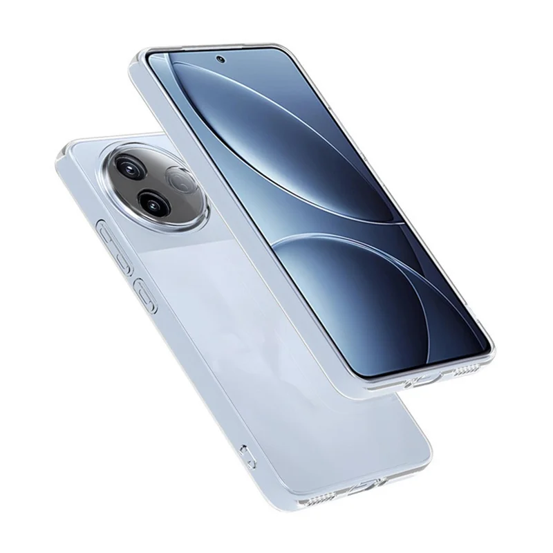 For Xiaomi Poco F7 Pro 5G / Redmi K80 5G Clear Phone Case Ultra-Thin Flexible TPU Back Cover-Cellmalls