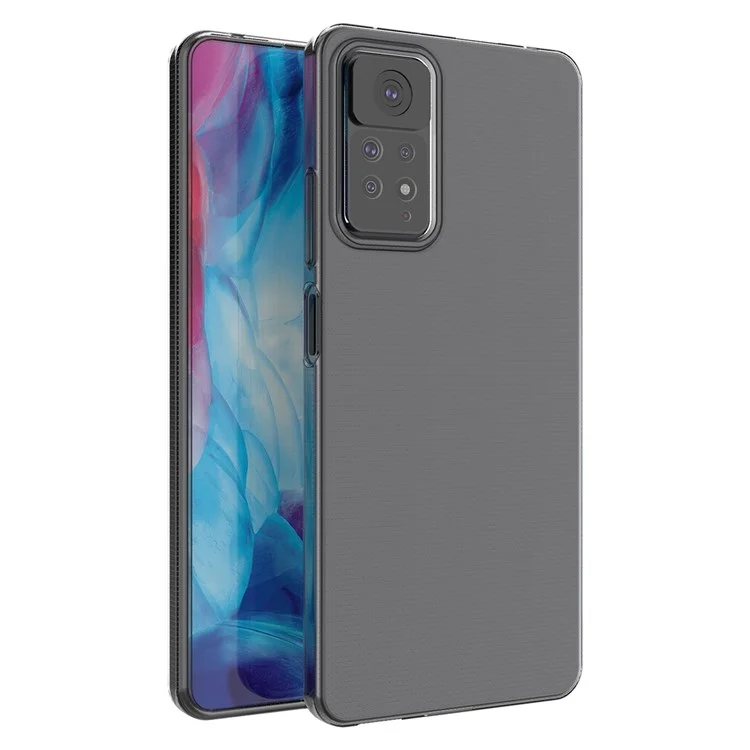 For Xiaomi Redmi Note 12 Pro 4G / 11 Pro 4G (Mediatek) / Note 11 Pro 5G (Qualcomm) Transparent Ultra Thin TPU Case Wear-Resistant Mobile Phone Cover-Cellmalls