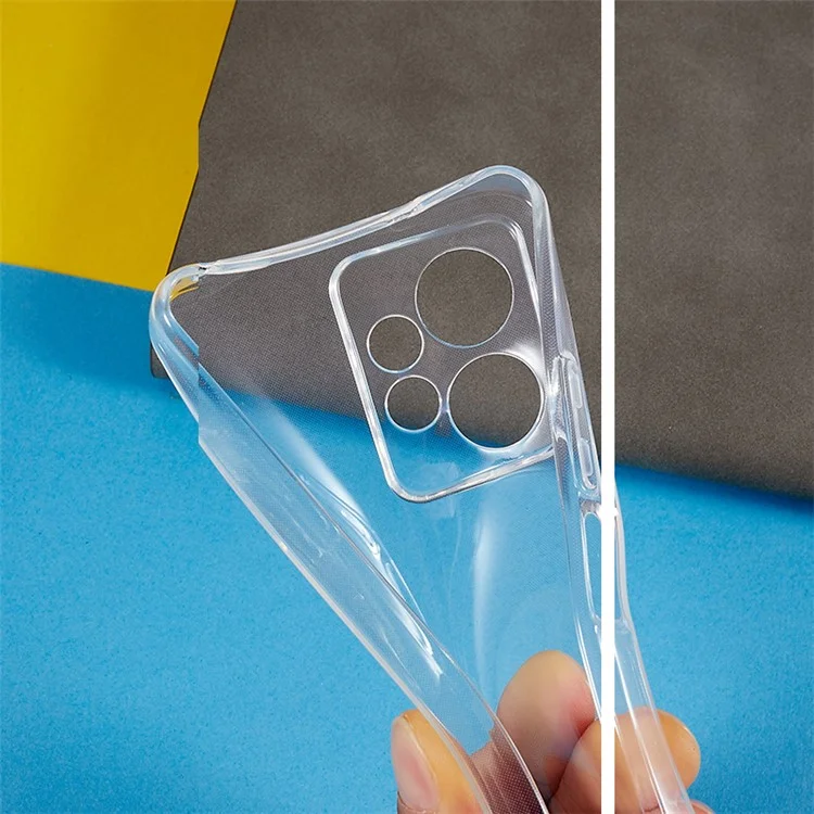 For Xiaomi Redmi Note 12 4G Mobile Phone Case Ultra-Thin Anti-Drop Clear TPU Back Cover-Cellmalls
