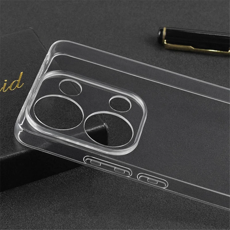 For Xiaomi Redmi Note 13 Pro 4G / Poco M6 Pro 4G TPU Case Clear Phone Cover Precise Cutout-Cellmalls