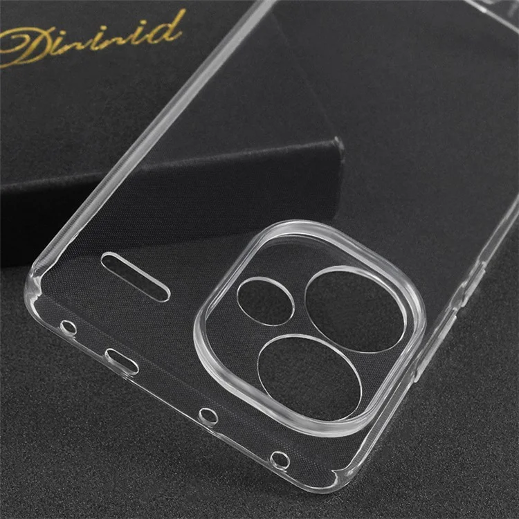 For Xiaomi Redmi Note 13 Pro+ 5G Precise Cutouts Ultra-Thin TPU Clear Phone Case Cell Phone Cover-Cellmalls