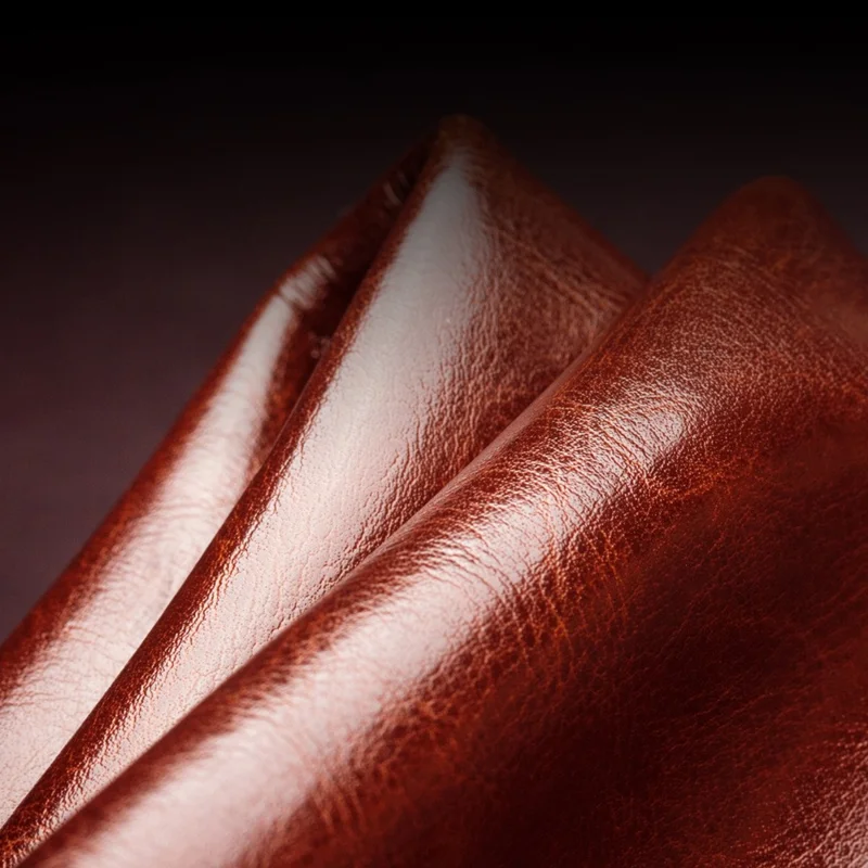 QIALINO For Samsung Galaxy S24 FE Case with Card Holder Genuine Cow Leather Stand Phone Cover - Brown-Cellmalls