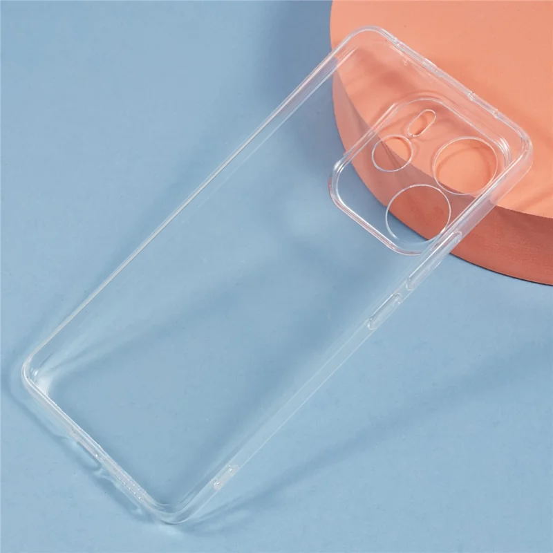 For Xiaomi Redmi Note 14 4G (163.25x76.55x8.16mm) Clear Phone Case Ultra-Thin Flexible TPU Back Cover-Cellmalls