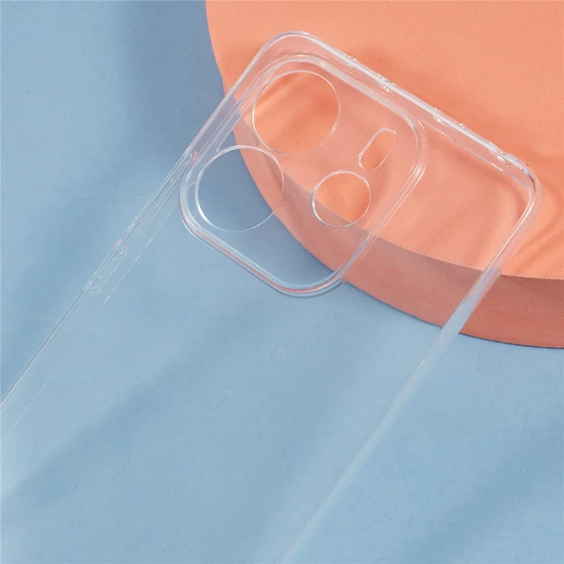 For Xiaomi Redmi Note 14 4G (163.25x76.55x8.16mm) Clear Phone Case Ultra-Thin Flexible TPU Back Cover-Cellmalls