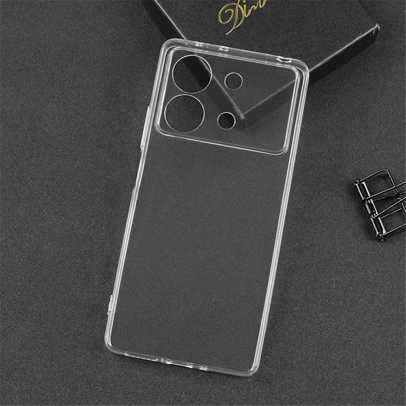 For Xiaomi Redmi Note 13R Pro 5G TPU Case Precise Lens Cutout HD Clear Phone Cover-Cellmalls