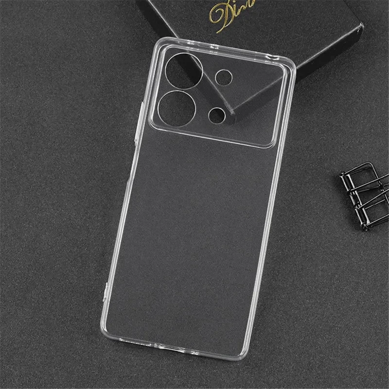 For Xiaomi Redmi Note 13R Pro 5G TPU Case Precise Lens Cutout HD Clear Phone Cover-Cellmalls