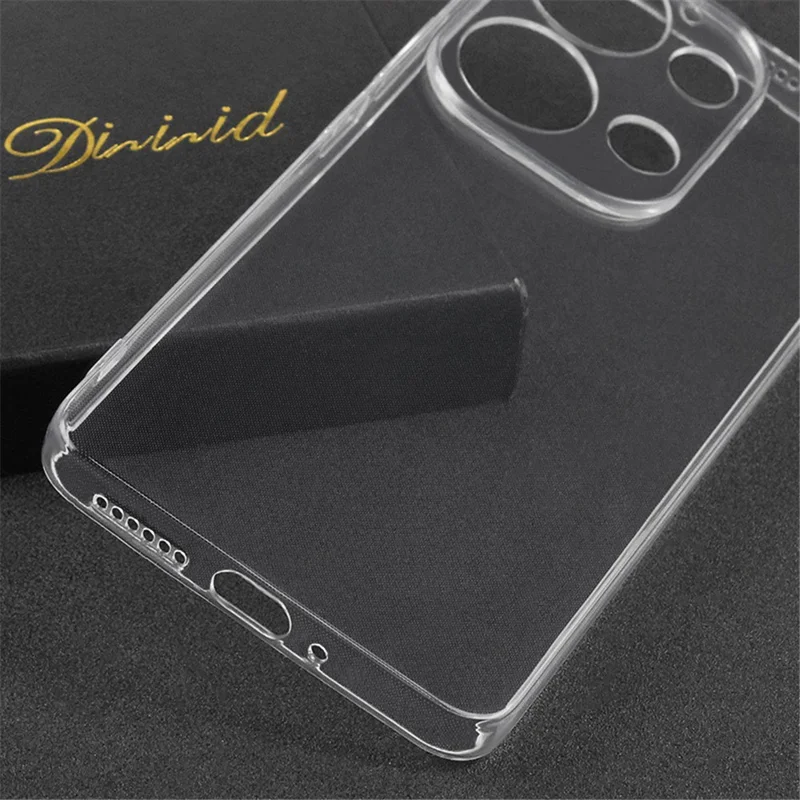 For Xiaomi Redmi Note 13 Pro 4G / Poco M6 Pro 4G TPU Case Clear Phone Cover Precise Cutout-Cellmalls