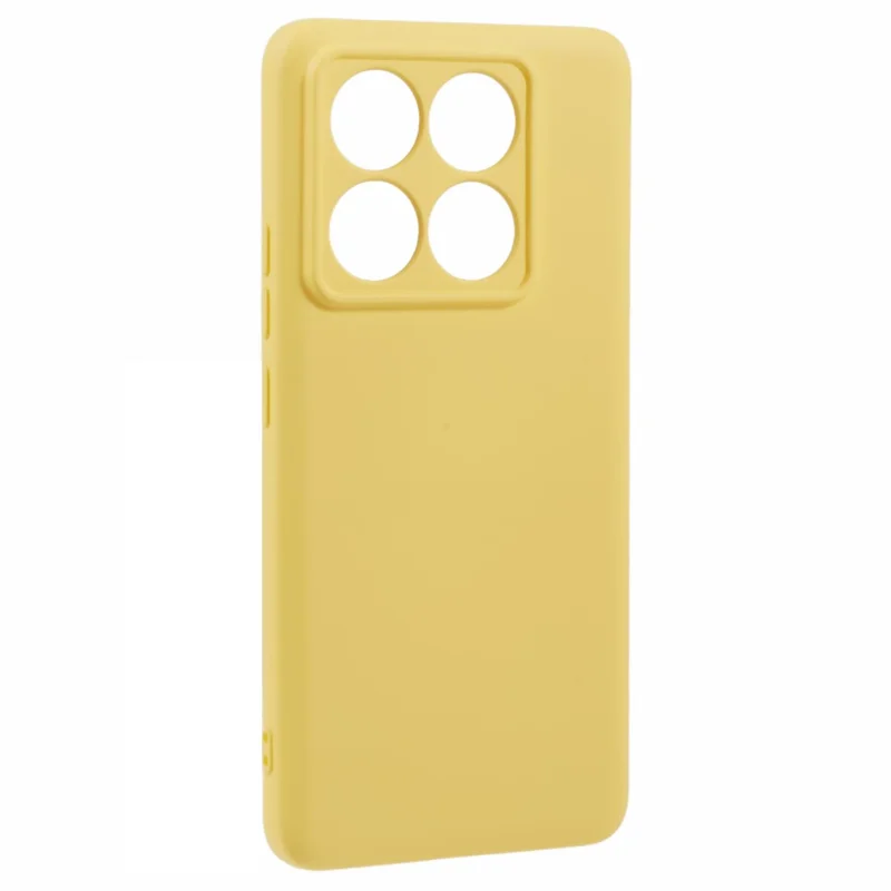 For Xiaomi 14T Pro Case Arc Edge 2.0mm TPU Protective Phone Cover - Yellow-Cellmalls