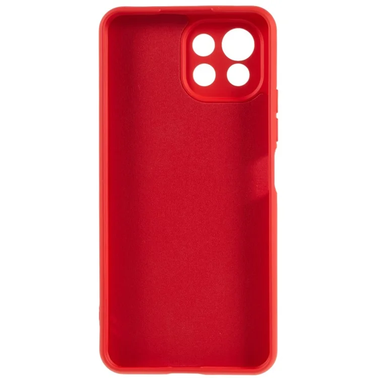 For Xiaomi Mi 11 Lite 4G / 5G / 11 Lite 5G NE 2.0mm Thick TPU Phone Case Liquid Silicone Texture Drop Protective Cover - Red-Cellmalls
