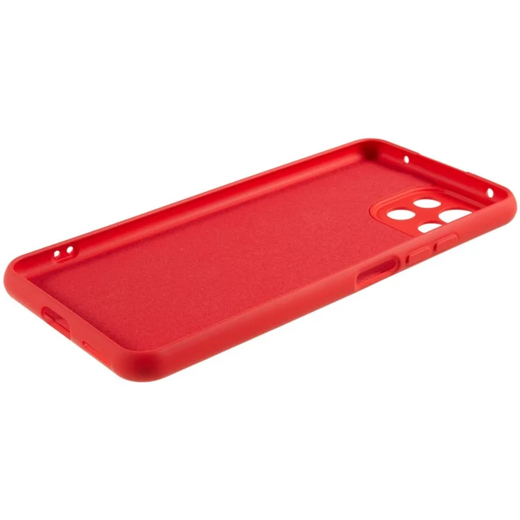 For Xiaomi Mi 11 Lite 4G / 5G / 11 Lite 5G NE 2.0mm Thick TPU Phone Case Liquid Silicone Texture Drop Protective Cover - Red-Cellmalls