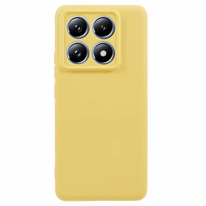 For Xiaomi 14T Pro Case Arc Edge 2.0mm TPU Protective Phone Cover - Yellow-Cellmalls