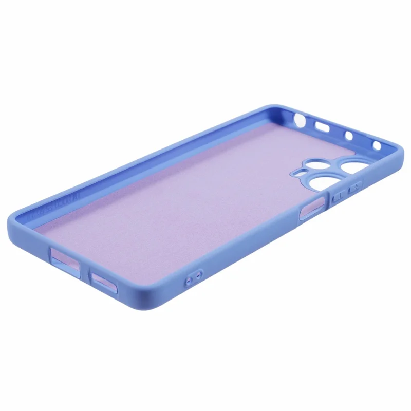 For Xiaomi Poco F5 5G / Redmi Note 12 Turbo Case 2.0mm TPU Phone Cover Fiber Lining - Purple-Cellmalls