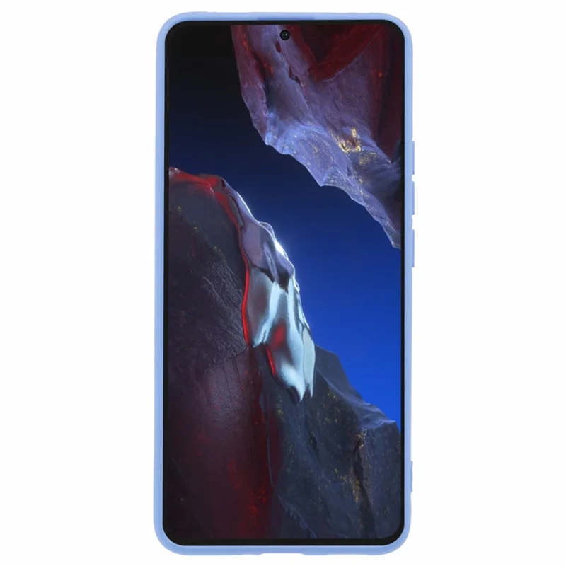 For Xiaomi Poco F5 5G / Redmi Note 12 Turbo Case 2.0mm TPU Phone Cover Fiber Lining - Purple-Cellmalls