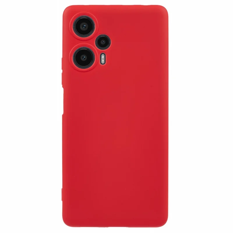 For Xiaomi Poco F5 5G / Redmi Note 12 Turbo Case 2.0mm TPU Phone Cover Fiber Lining - Purple-Cellmalls