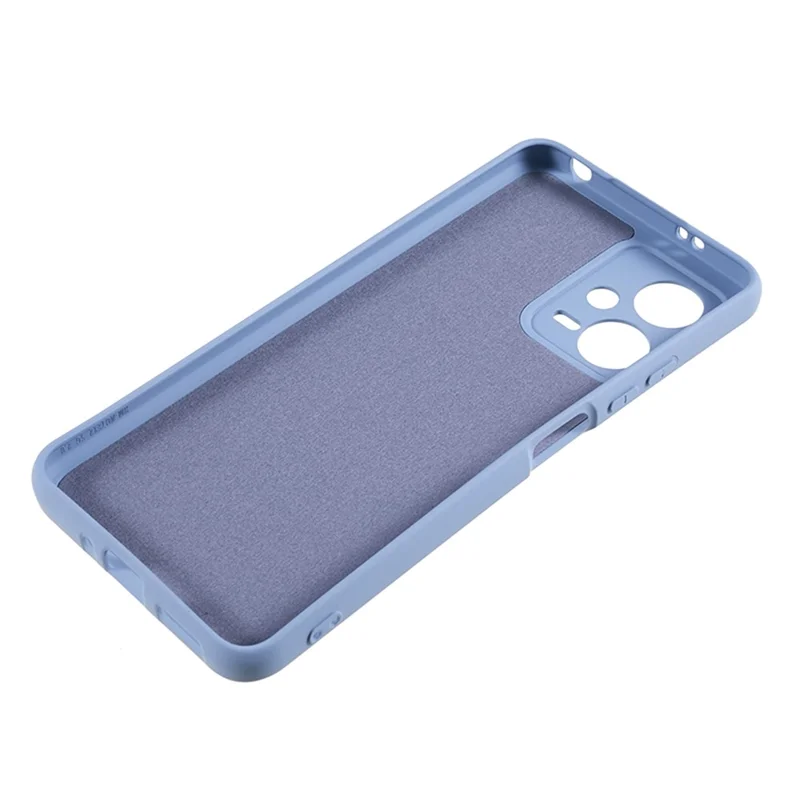 For Xiaomi Poco X5 5G / Redmi Note 12 5G (India) Cell Phone Case TPU 2.0mm Thick Arc Edge Phone Cover - Grey-Cellmalls