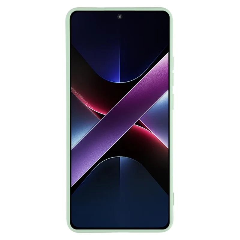 For Xiaomi Poco X7 Pro 5G Case Arc Edge 2.0mm TPU Protective Phone Cover - Green-Cellmalls