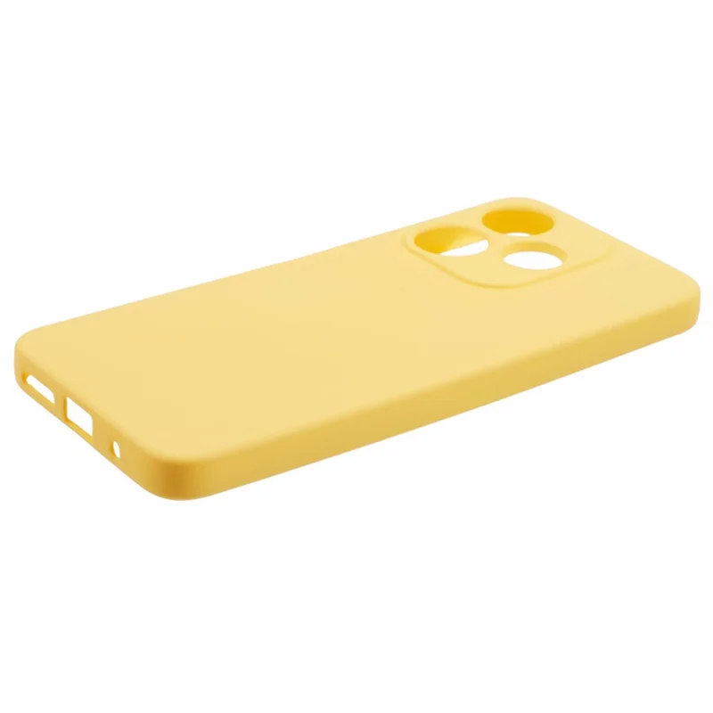 For Xiaomi Redmi 13 5G  /  13 4G Case Arc Edge 2.0mm TPU Protective Phone Cover - Yellow-Cellmalls