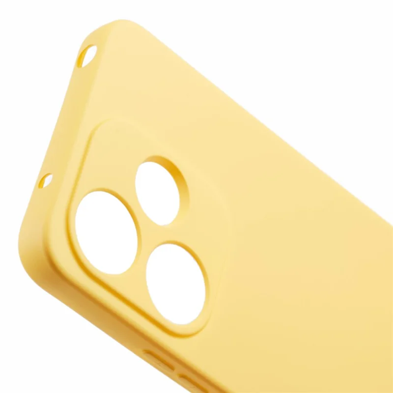 For Xiaomi Redmi 13 5G  /  13 4G Case Arc Edge 2.0mm TPU Protective Phone Cover - Yellow-Cellmalls