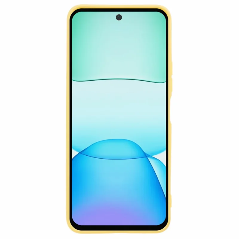 For Xiaomi Redmi 13 5G  /  13 4G Case Arc Edge 2.0mm TPU Protective Phone Cover - Yellow-Cellmalls